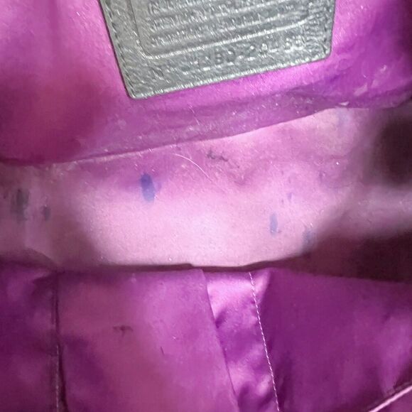 Coach Madison Black Leather Tote Bag Shoulder Bag Gold Chain Purse - Picture 12 of 12